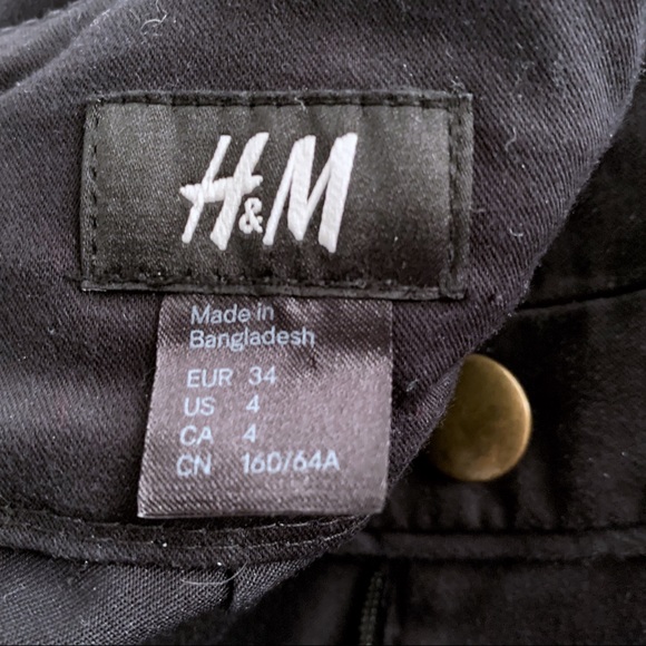 H&M Y2K black mini pencil skirt classic college clubbing party festival summer - Picture 4 of 4